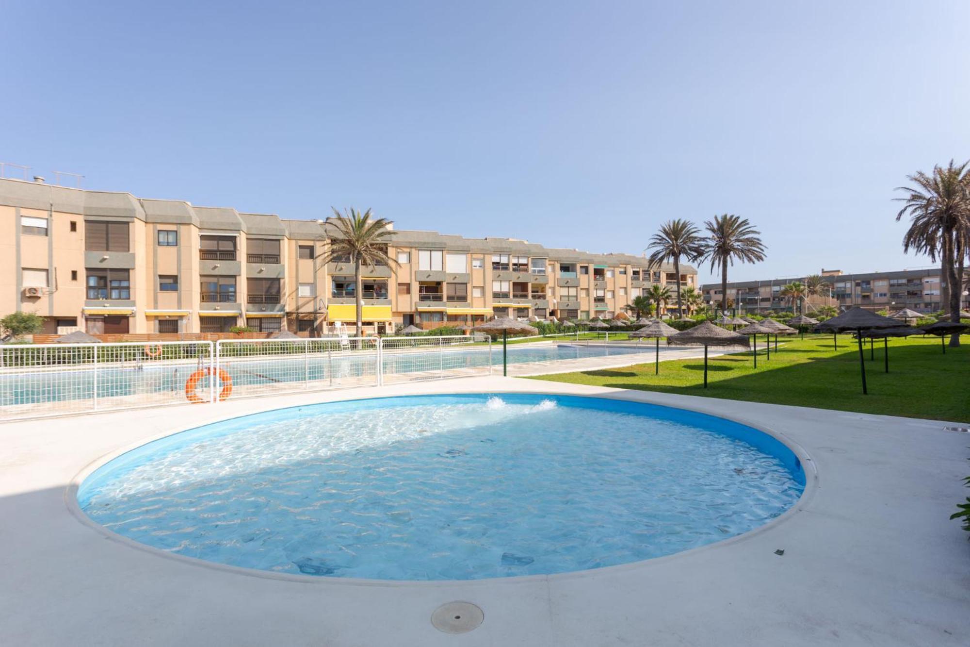 Loft primera línea playa, Cabo de Gata, Wifi Appartement Retamar  Buitenkant foto